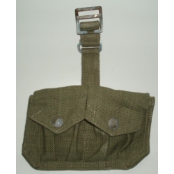 2 Pocket Cartridge Carrier, (Green Webbing)