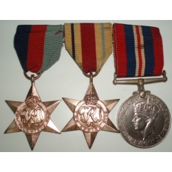 WWII British 3 Medal Group
