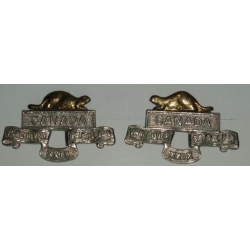 29th Vancouver Battalion Collar Dogs, (pair)