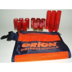 12GA Flares, (5 Sgl Star, 5 Dbl Star, 5 Long) In An ORION Pouch , $49.95
