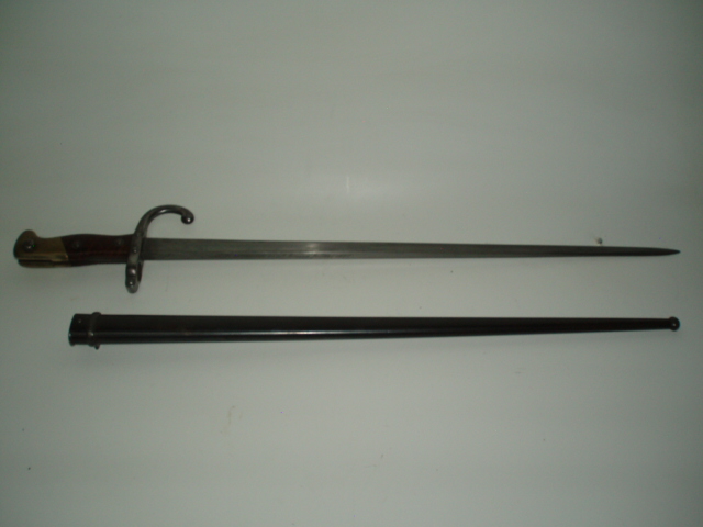 French M1874 Bayonet & Scabbard, (1877): Shop Military Goods in Calgary ...