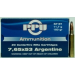 7.65x53 Argentine 180gr. SP. (20rds) $39.95