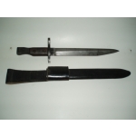 Canadian Ross 1910 Mk II Bayonet & Scabbard, (Black)