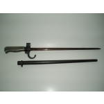French M1886/15/35 Bayonet & Scabbard, (Hooked Quillon)