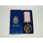 Canada 125 Anniversary Of Confederation Medal, (orig)