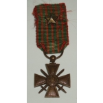 WWI French Croix de Guerre With Device, (Mini)