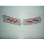 Army, Orange EM Collar Tabs, Pair, (orig)