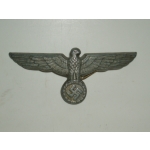 Army Visor Cap Eagle, Metal, (orig)