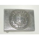 Army EM Aluminium Belt Buckle, (orig)