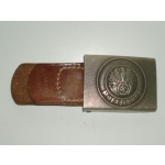 Postal Protection, (Postschutz) EM Steel Belt Buckle, With Tab  (orig)