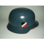 WWII German M40 Luftwaffe Helmet, Refurbished, (orig)