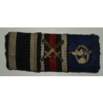 Three Place Police Ribbon Bar, (orig)